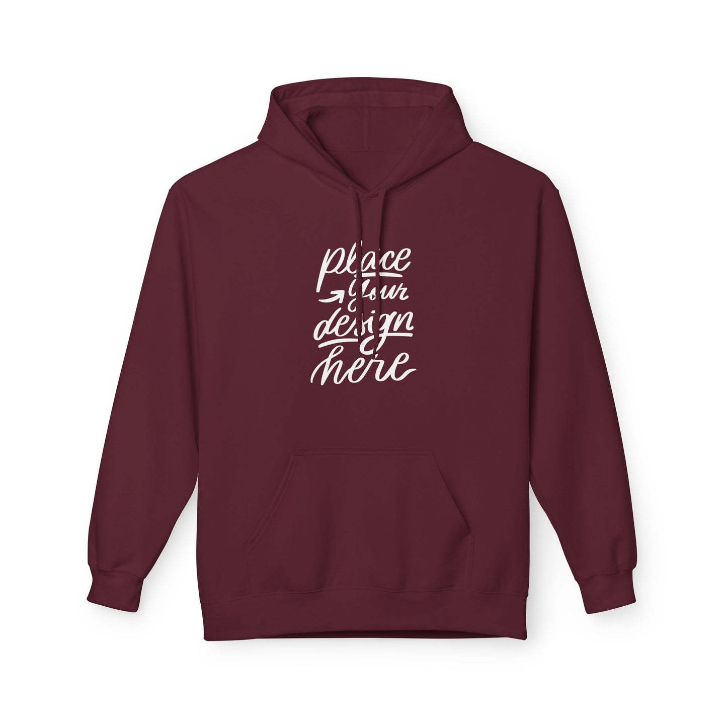 Personalisierbare Fleece-Hoodie