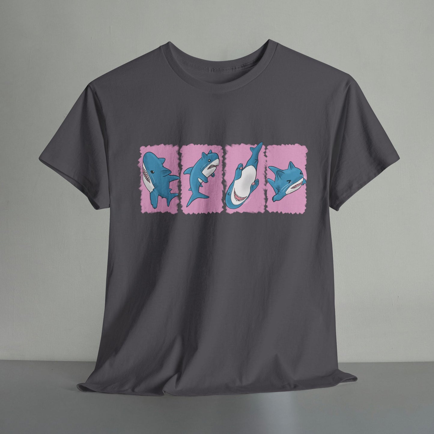 Blå Katt T-Shirt