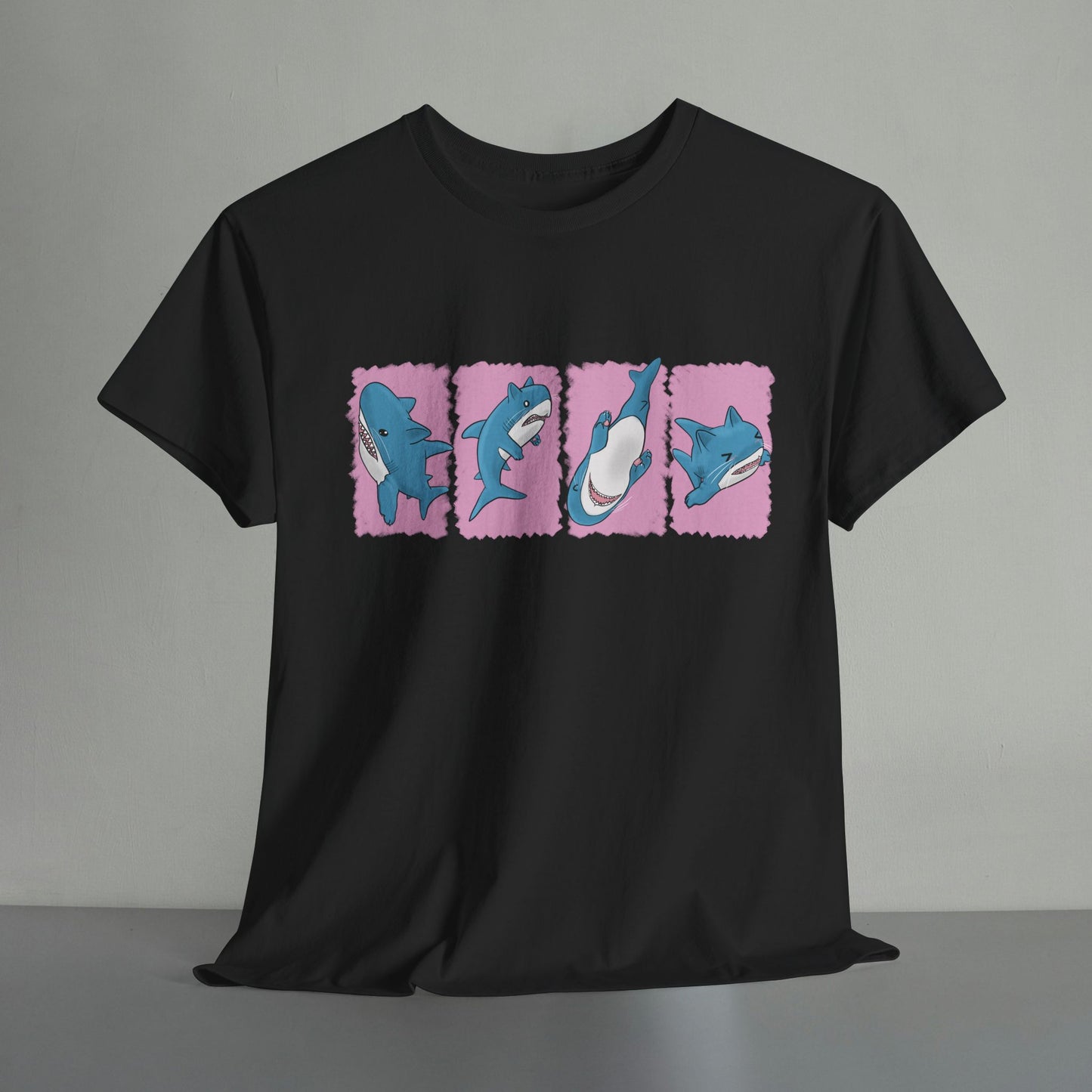 Blå Katt T-Shirt