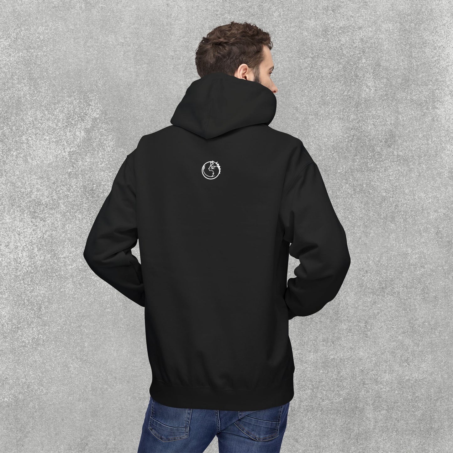 Blå Katt Hoodie