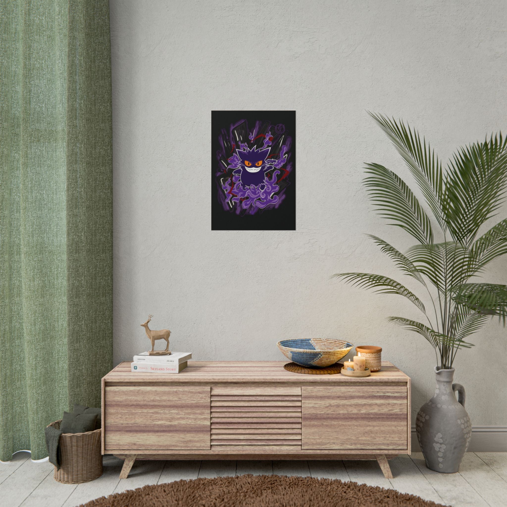 Gengato Poster – Spooky Ghost Cat