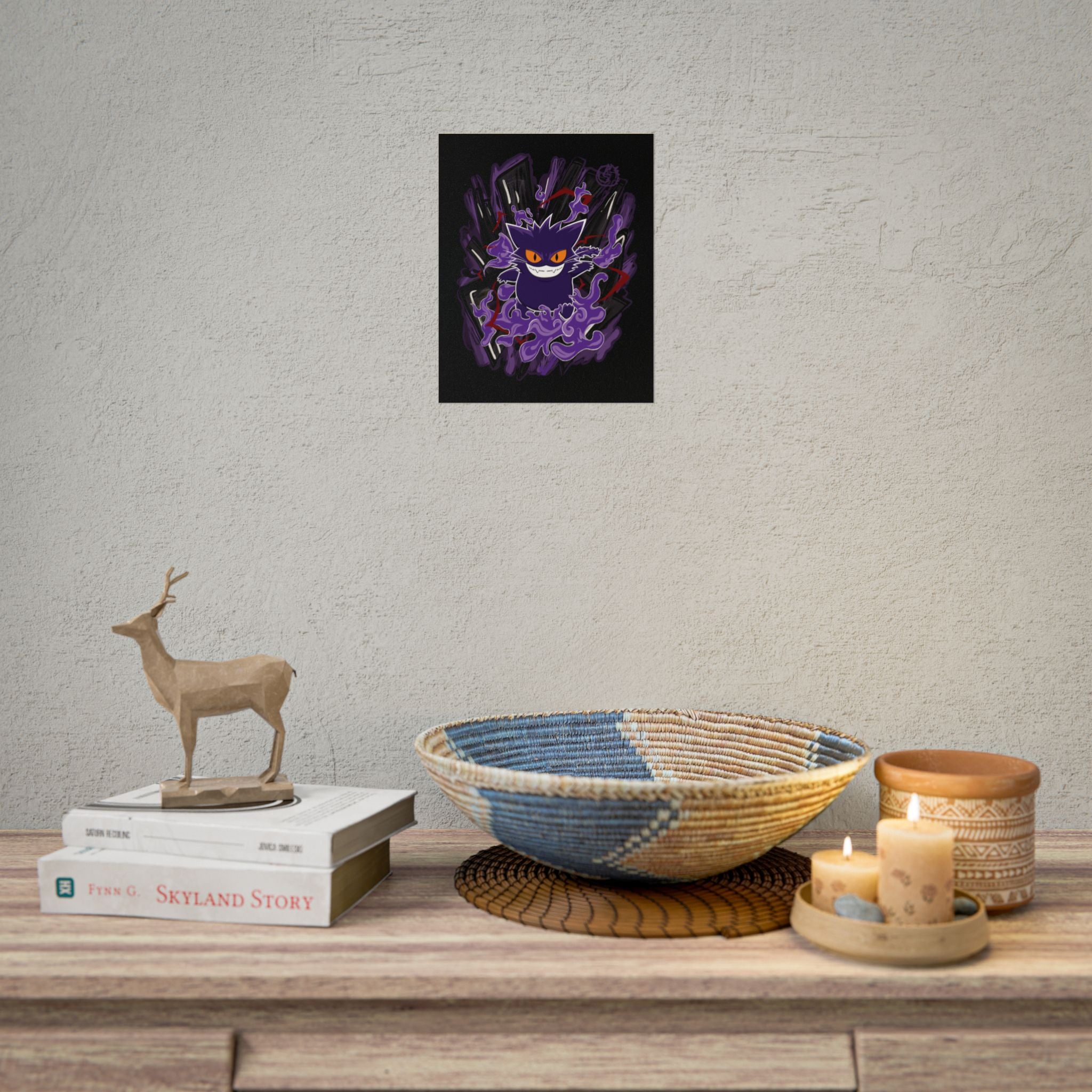 Gengato Poster – Spooky Ghost Cat