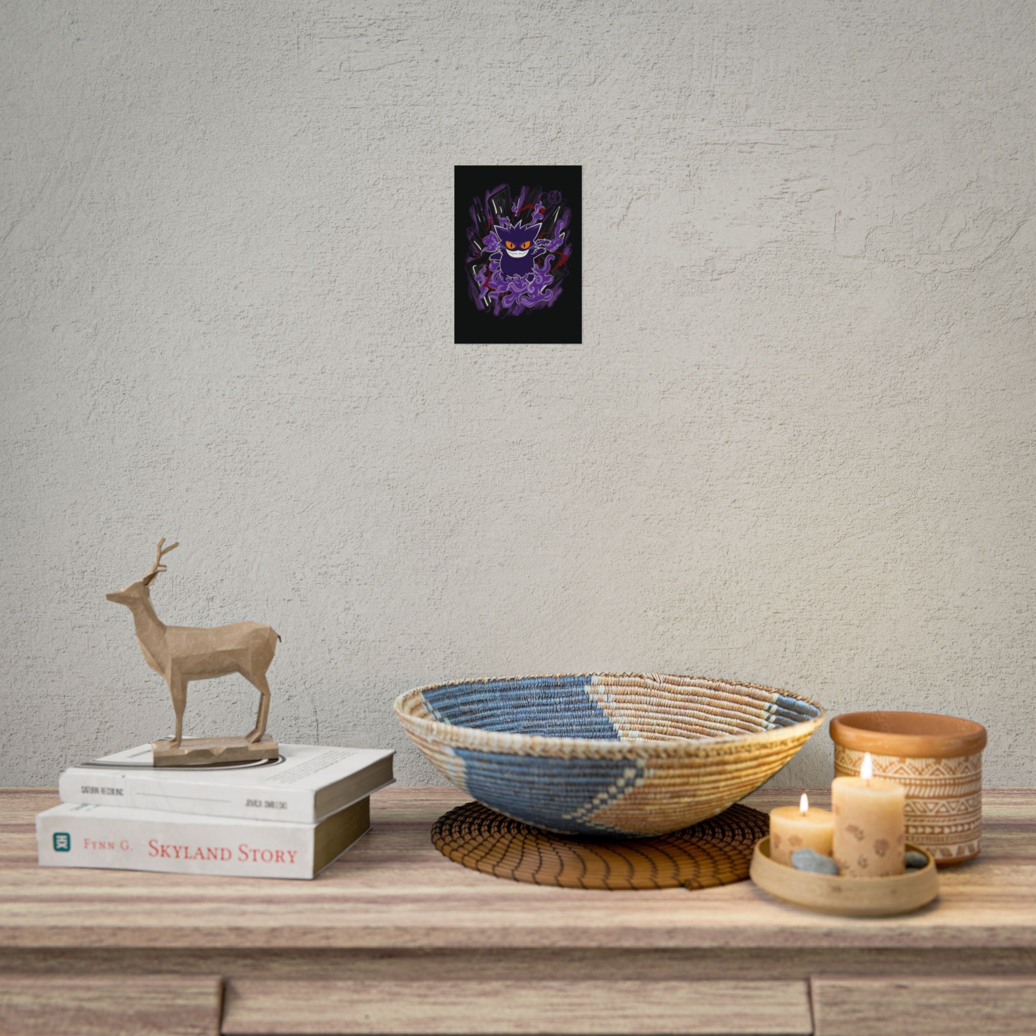 Gengato Poster – Spooky Ghost Cat