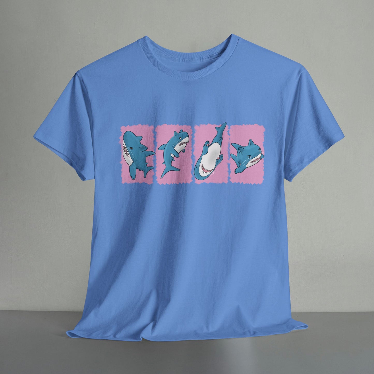 Blå Katt T-Shirt
