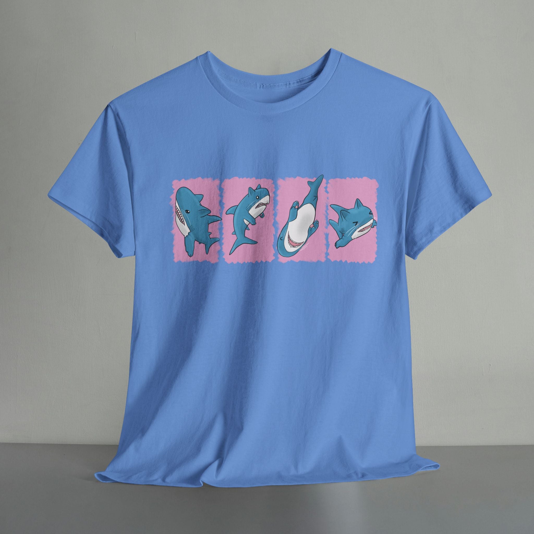 Blå Katt T-Shirt