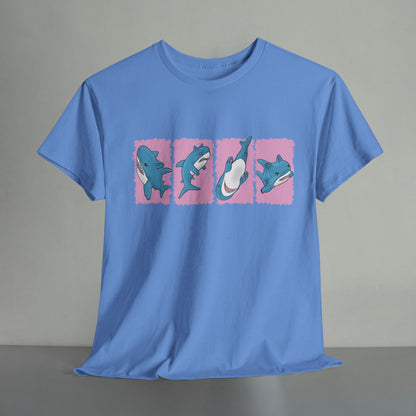 Blå Katt T-Shirt