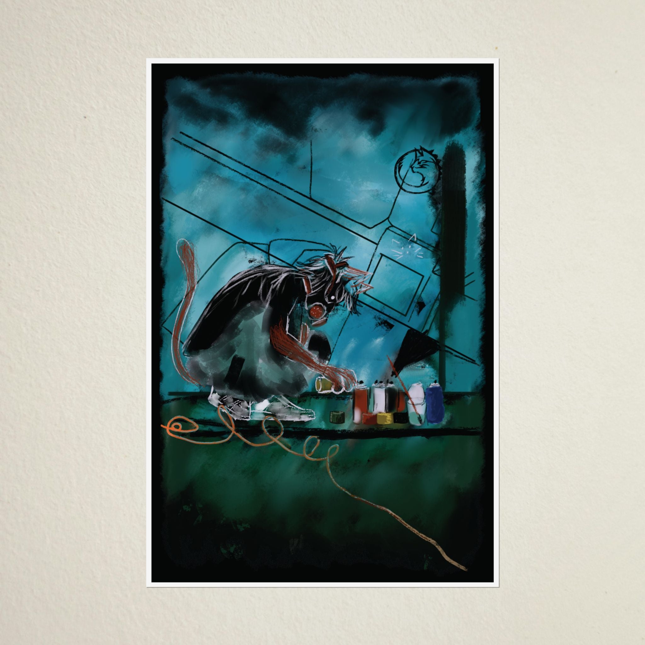 Meteora Poster | Urban Graffiti Art