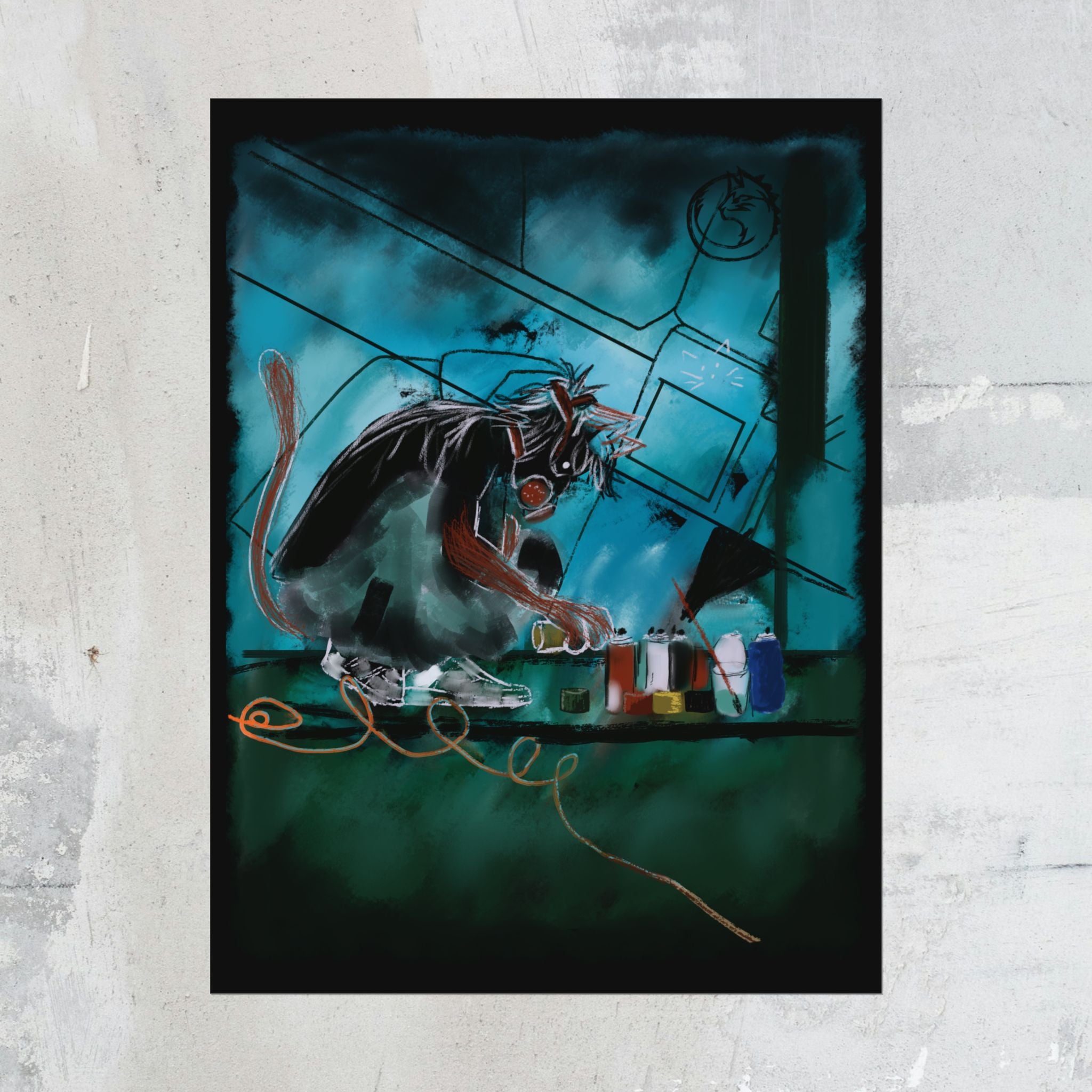 Meteora Poster | Urban Graffiti Art