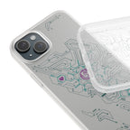 Oxytocin Molecule Circuit Board PCB Phone Case