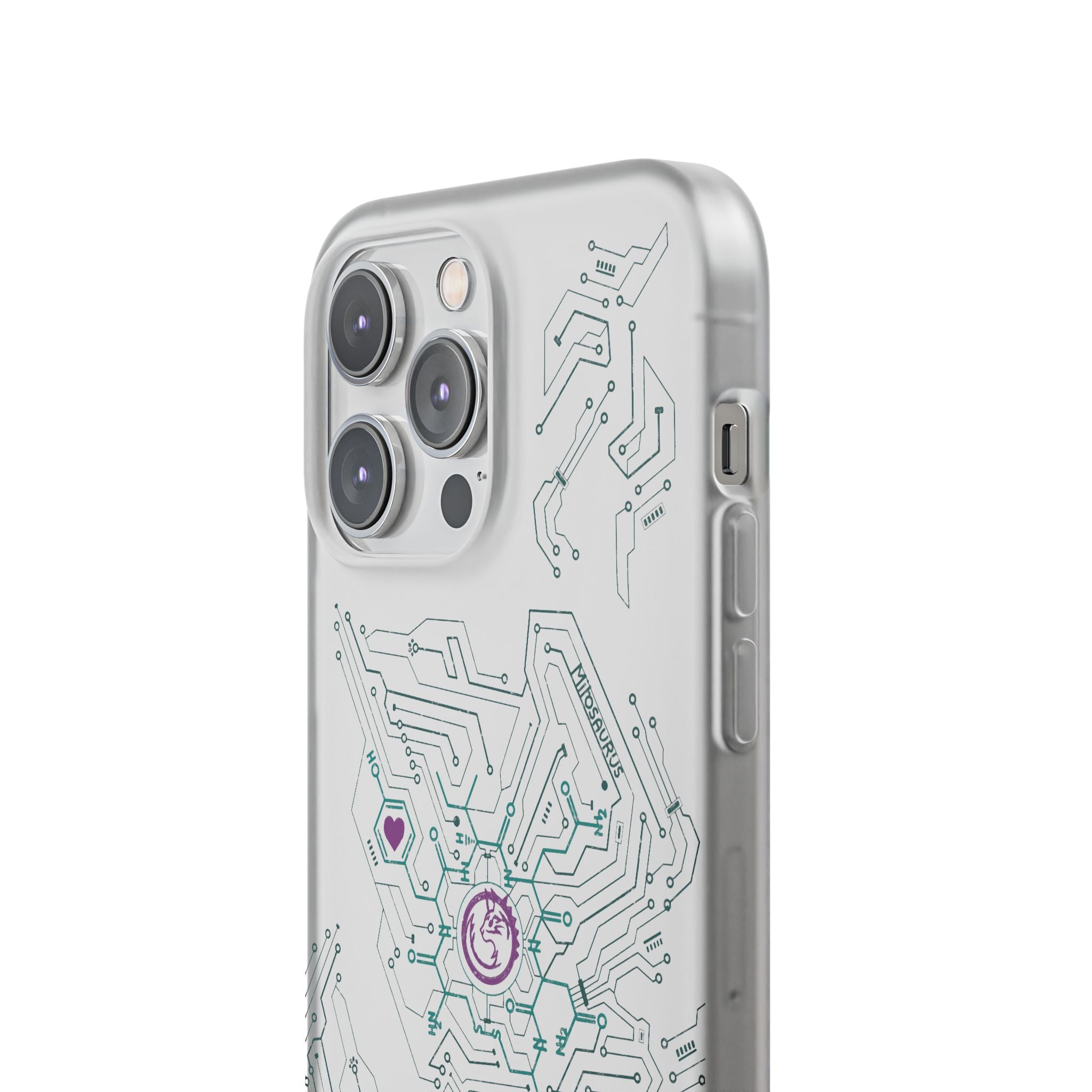 Oxytocin Molecule Circuit Board PCB Phone Case