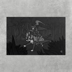 Armored Cat Poster – Mito & Knight Matthew