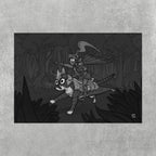 Armored Cat Poster – Mito & Knight Matthew