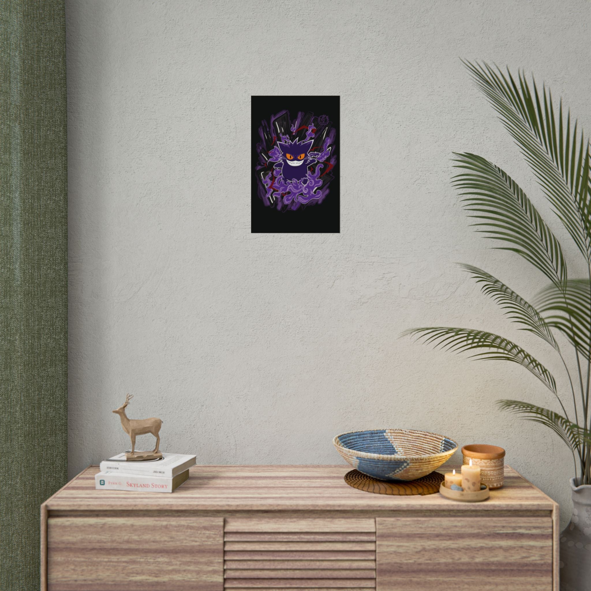 Gengato Poster – Spooky Ghost Cat