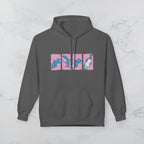 Blå Katt Hoodie
