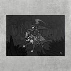 Armored Cat Poster – Mito & Knight Matthew