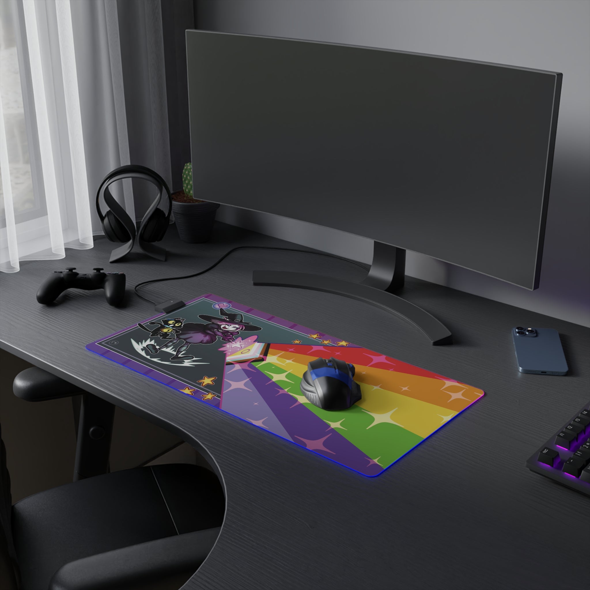 Pride Beam LED Mousepad