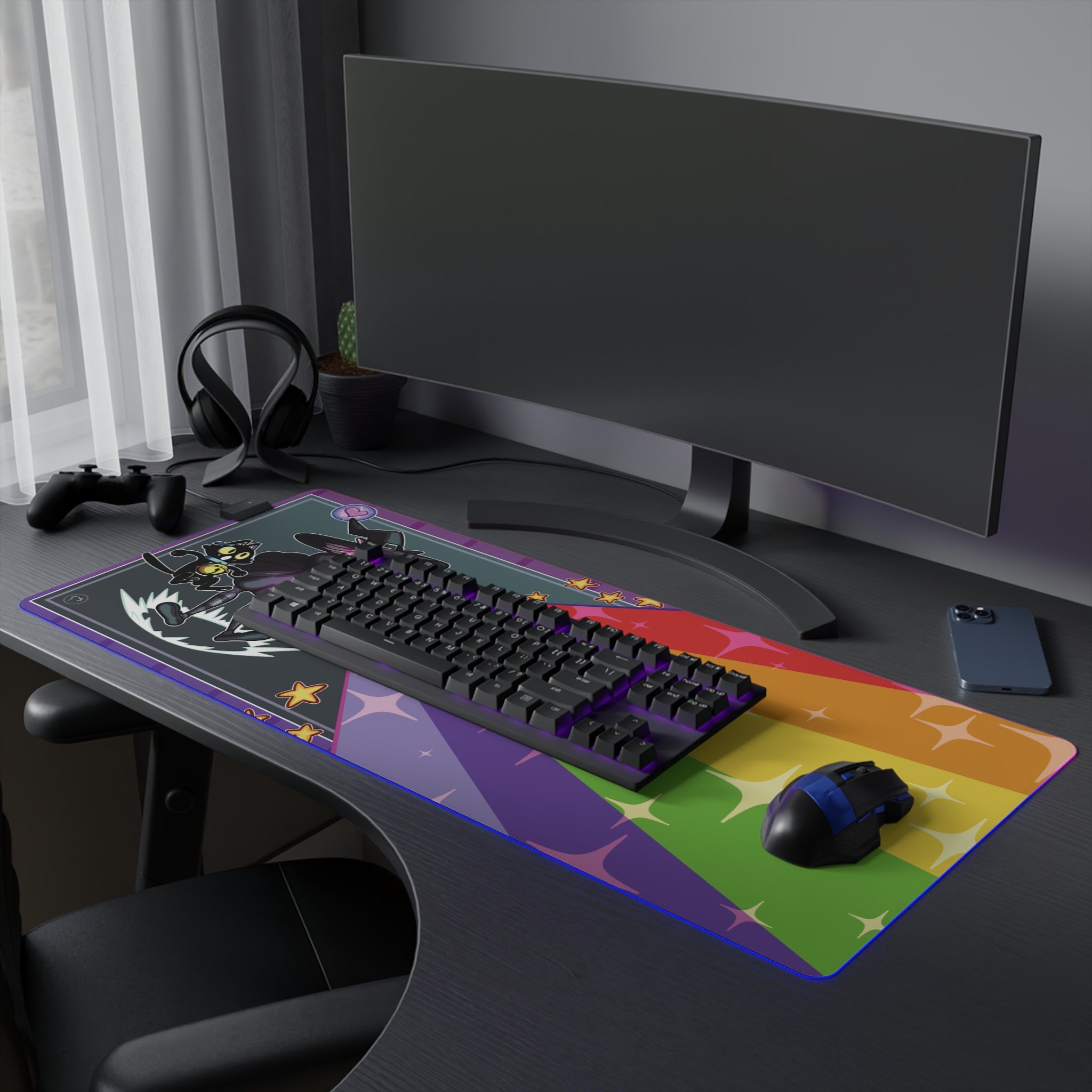 Pride Beam LED Mousepad