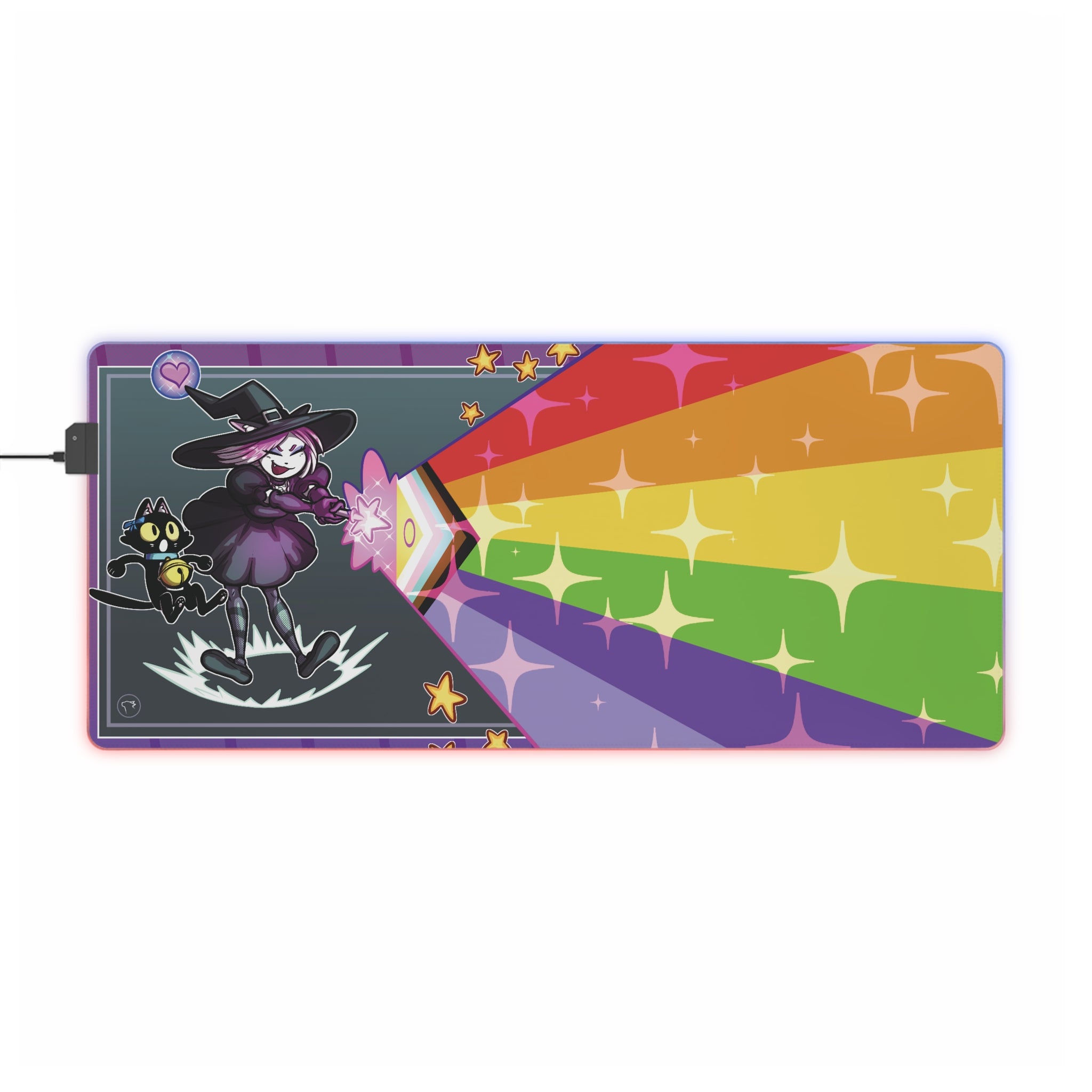 Pride Beam LED Mousepad