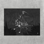 Armored Cat Poster – Mito & Knight Matthew