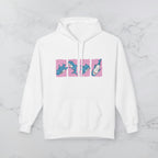 Blå Katt Hoodie