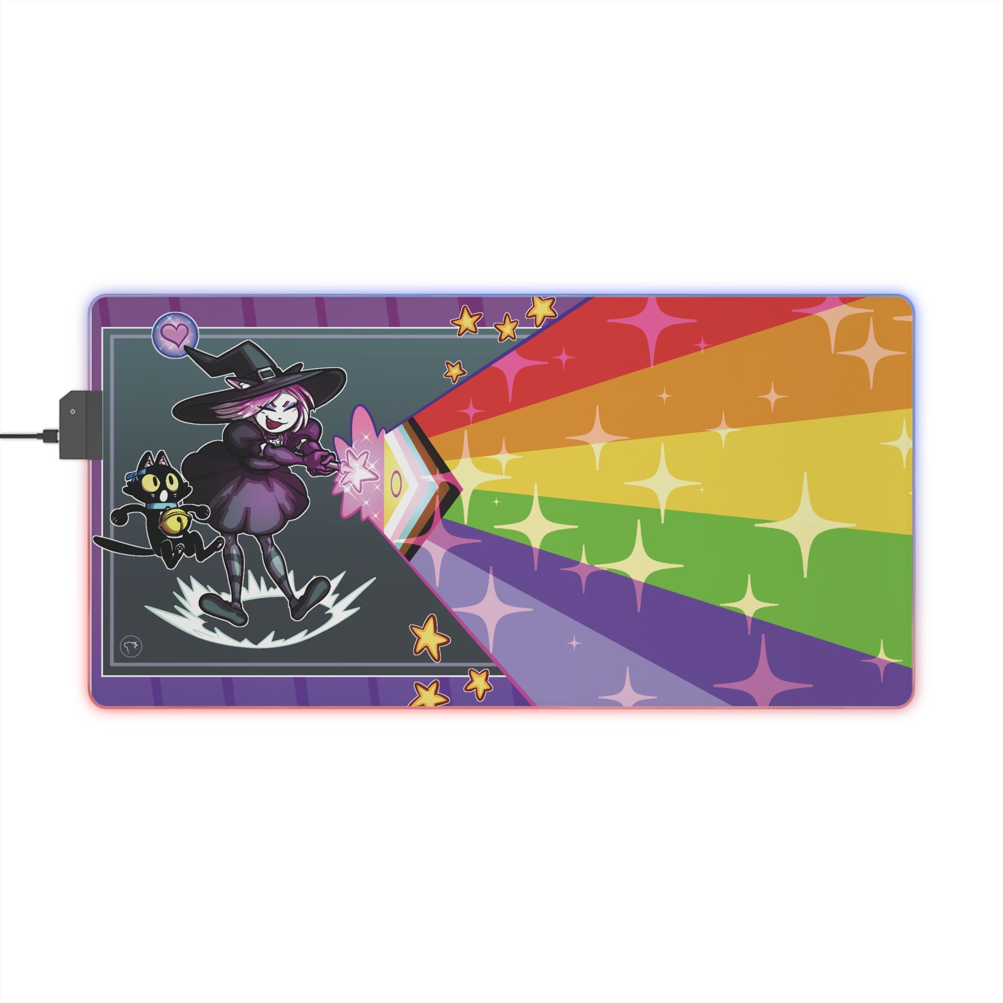 Pride Beam LED Mousepad