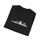 Hamburg Skyline Silhouette T-shirt