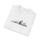Hamburg Skyline Silhouette T-shirt
