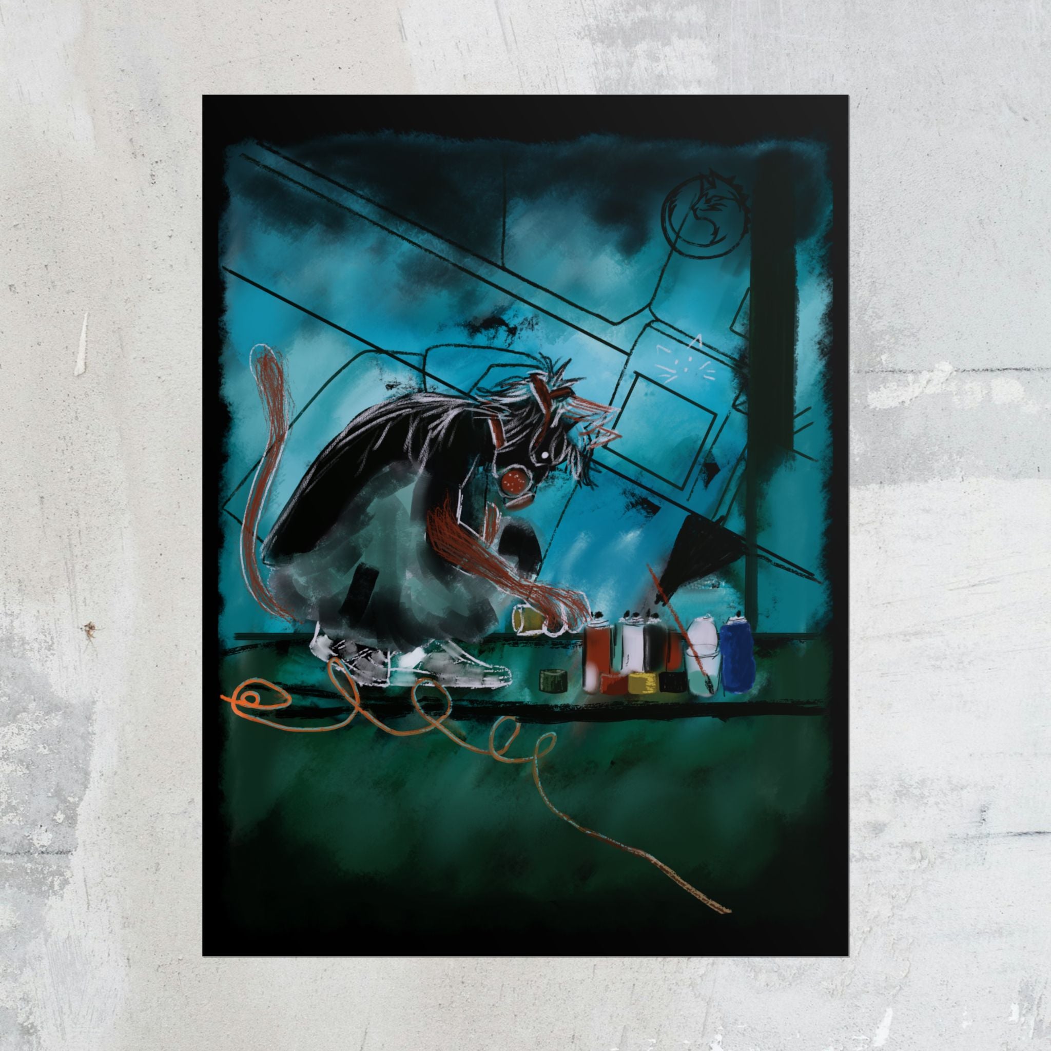 Meteora Poster | Urban Graffiti Art