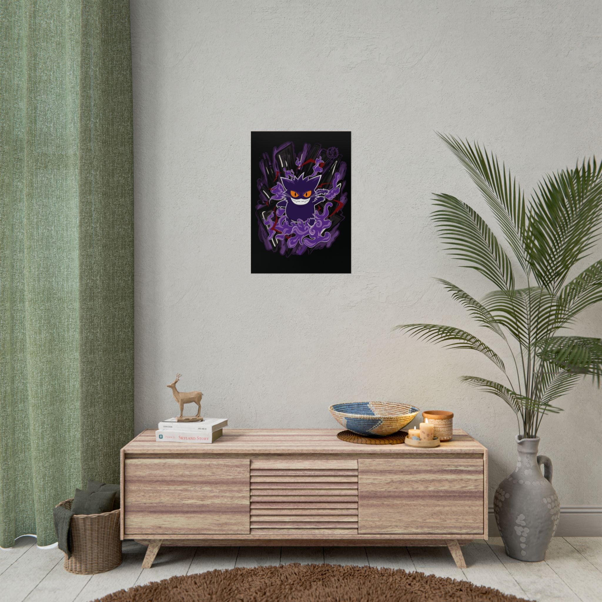 Gengato Poster – Spooky Ghost Cat
