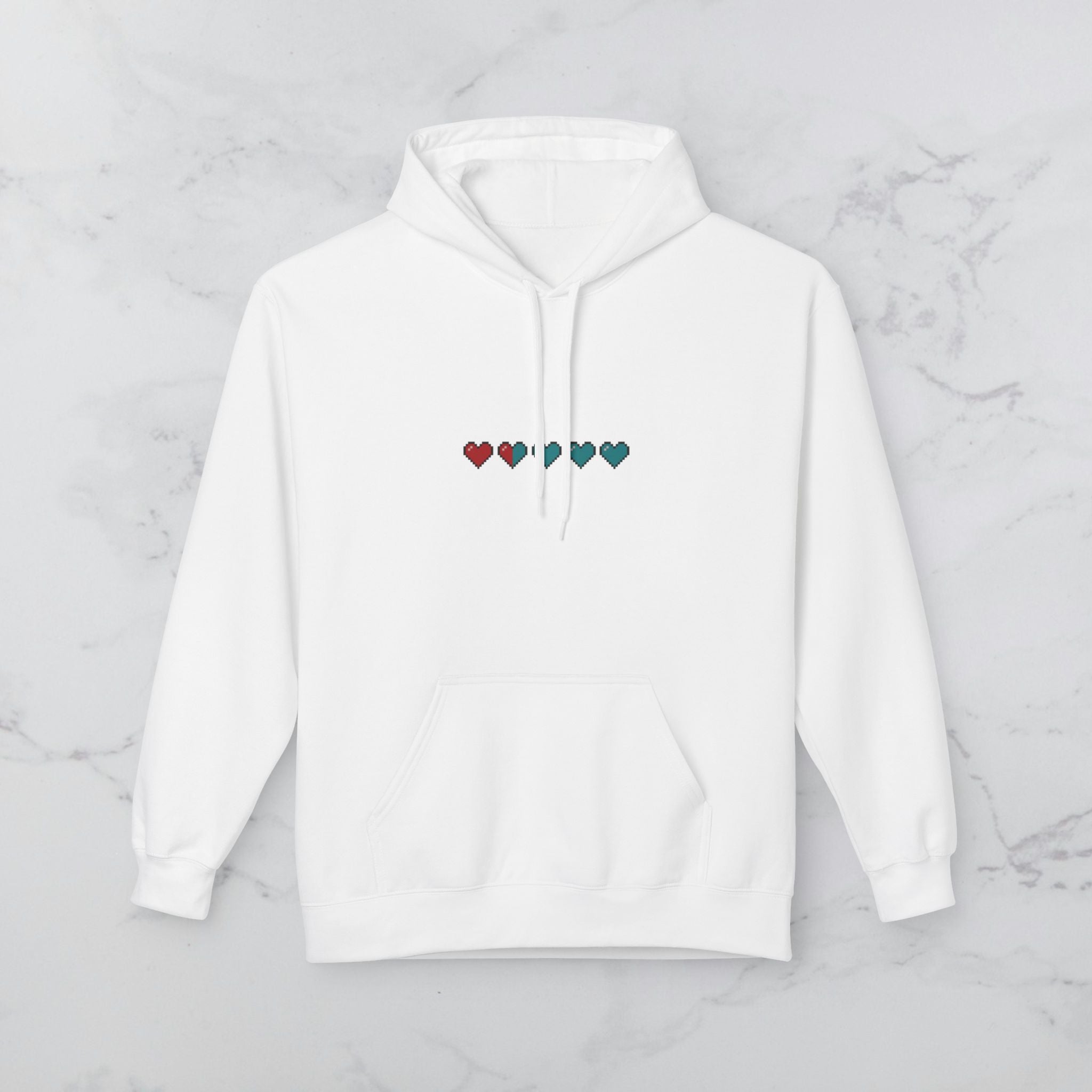Pixel Heart Health Bar Hoodie