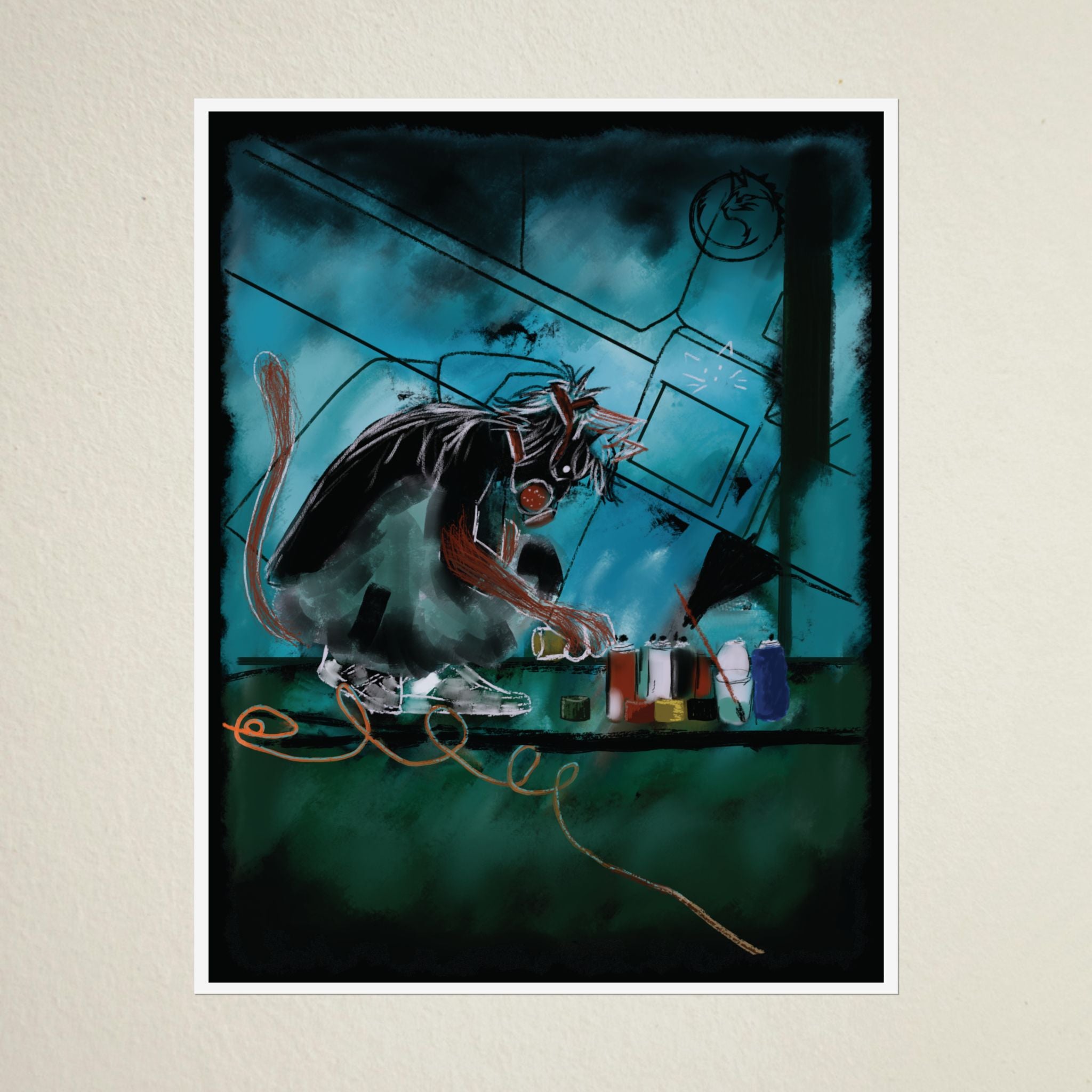 Meteora Poster | Urban Graffiti Art