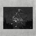 Armored Cat Poster – Mito & Knight Matthew