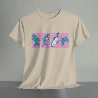 Blå Katt T-Shirt