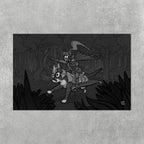 Armored Cat Poster – Mito & Knight Matthew