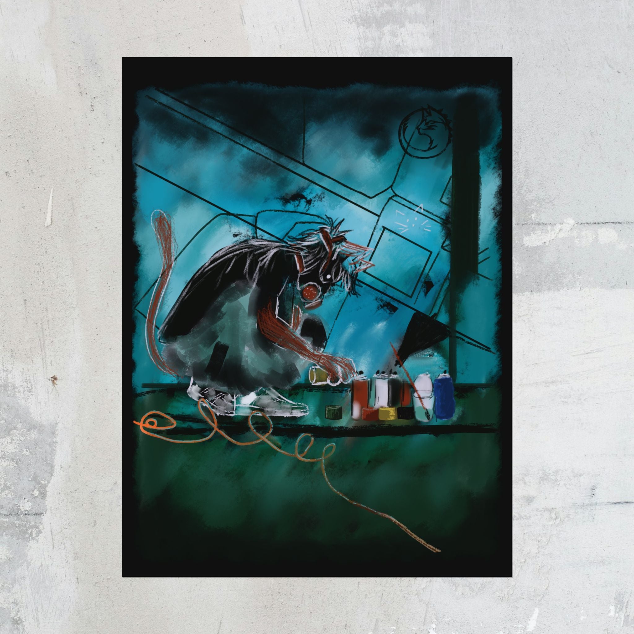 Meteora Poster | Urban Graffiti Art
