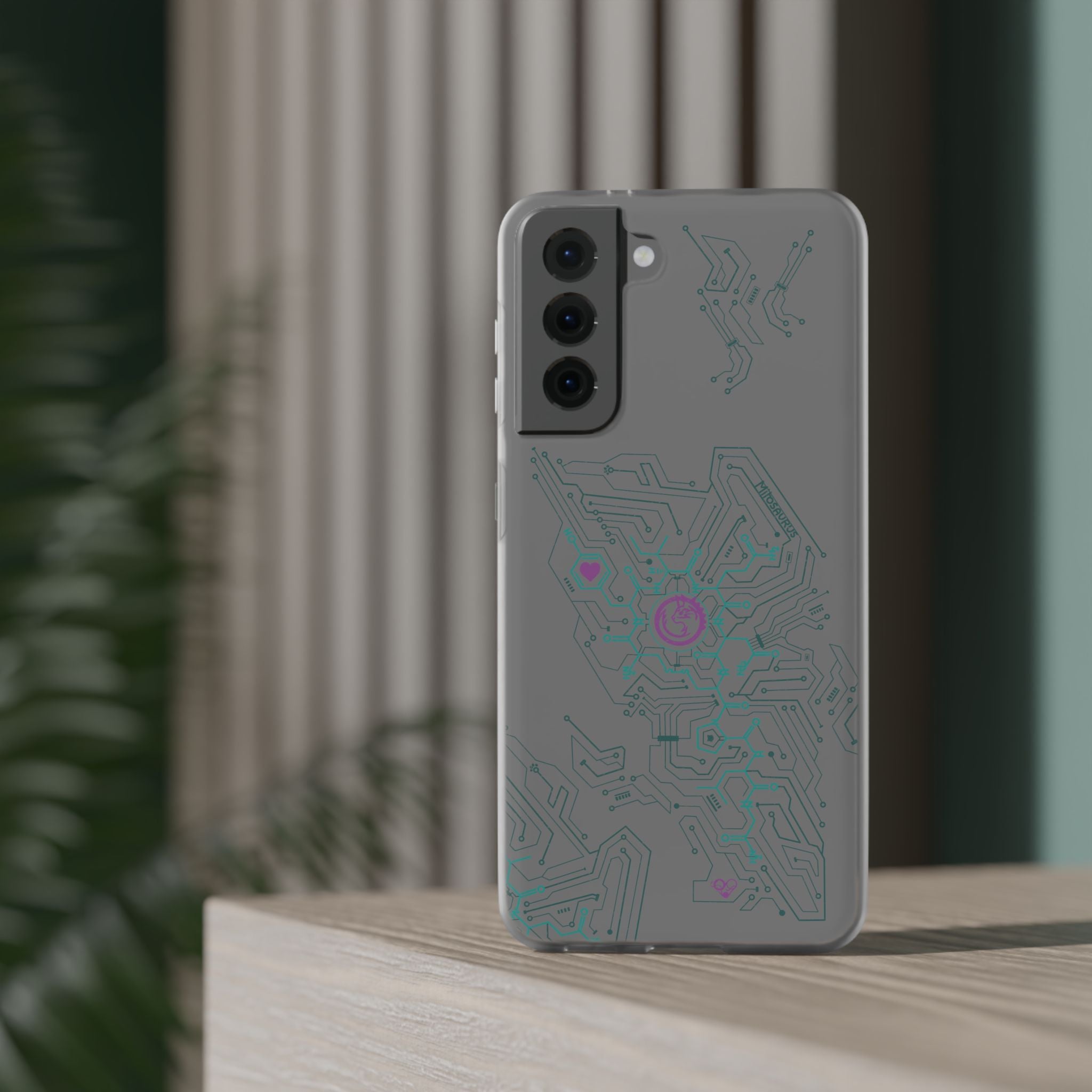 Oxytocin Molecule Circuit Board PCB Phone Case