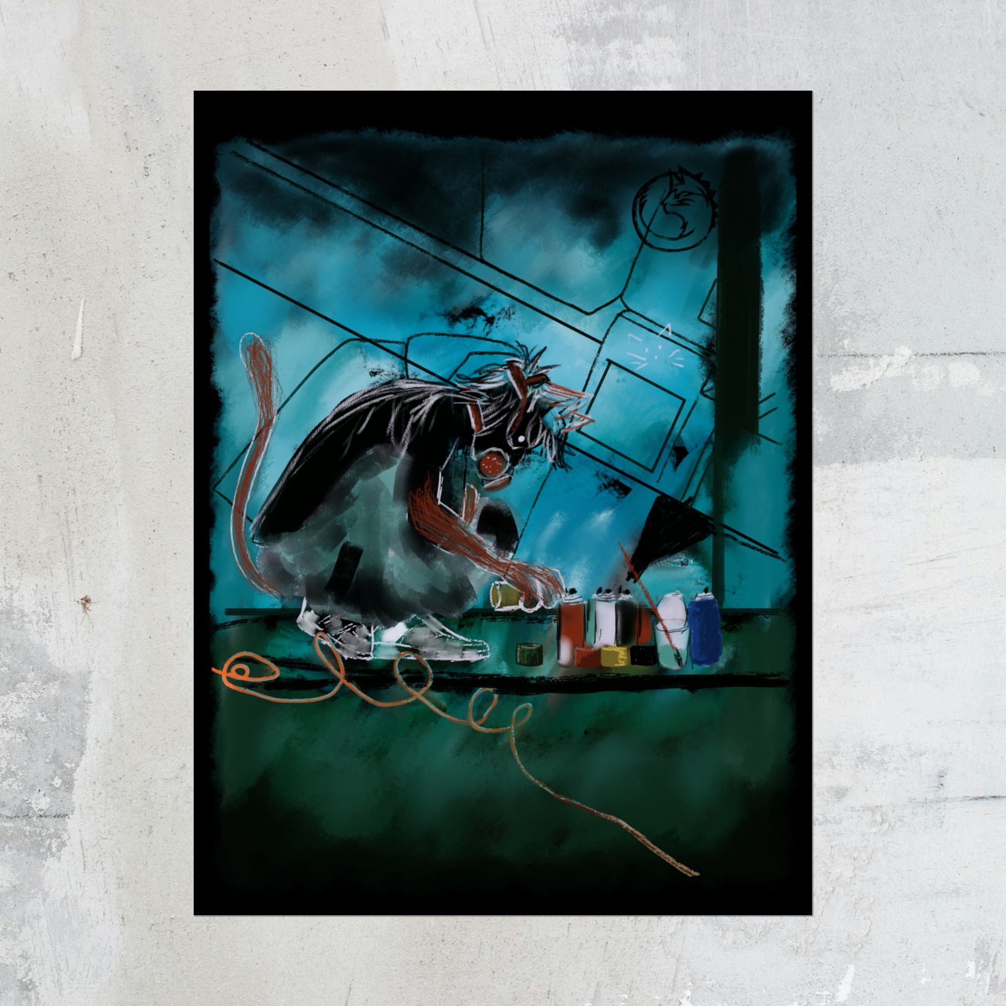 Meteora Poster | Urban Graffiti Art