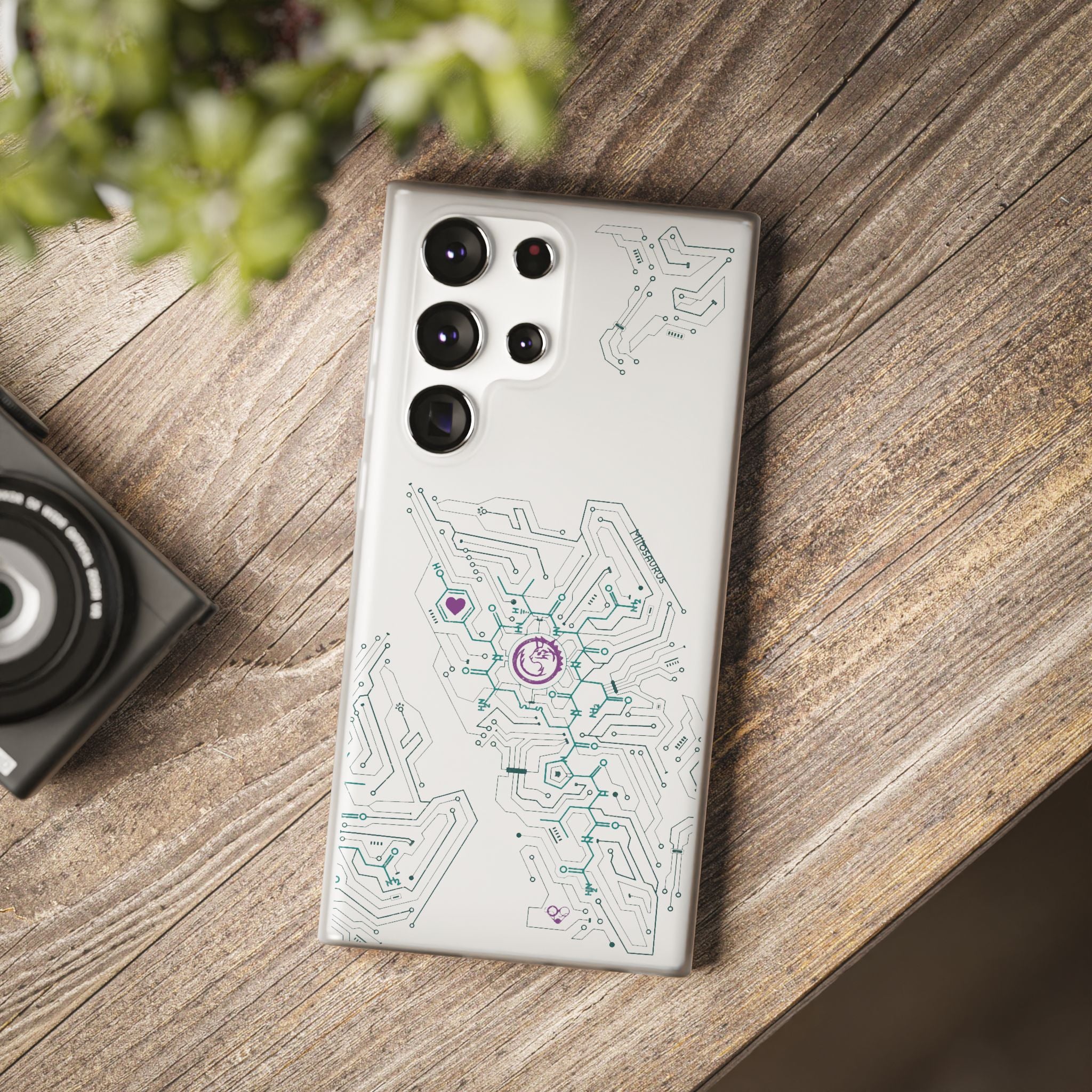 Oxytocin Molecule Circuit Board PCB Phone Case