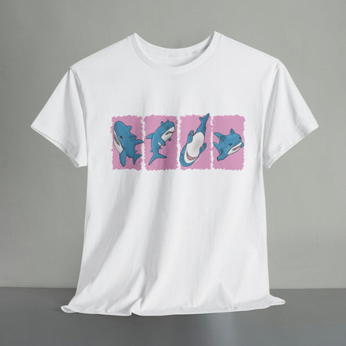 Blå Katt T-Shirt