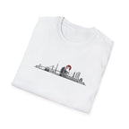 Hamburg Skyline Silhouette T-shirt