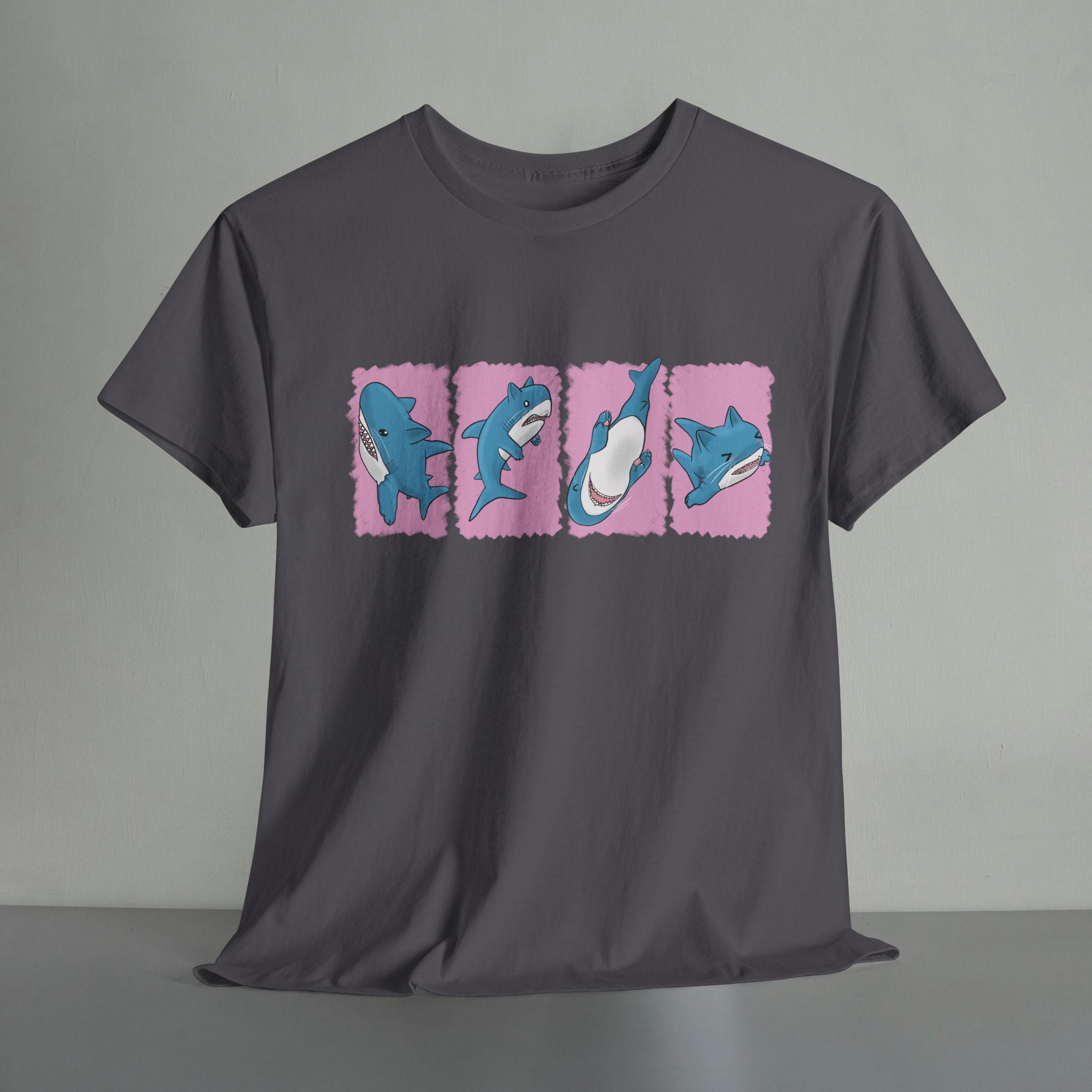 Blå Katt T-Shirt
