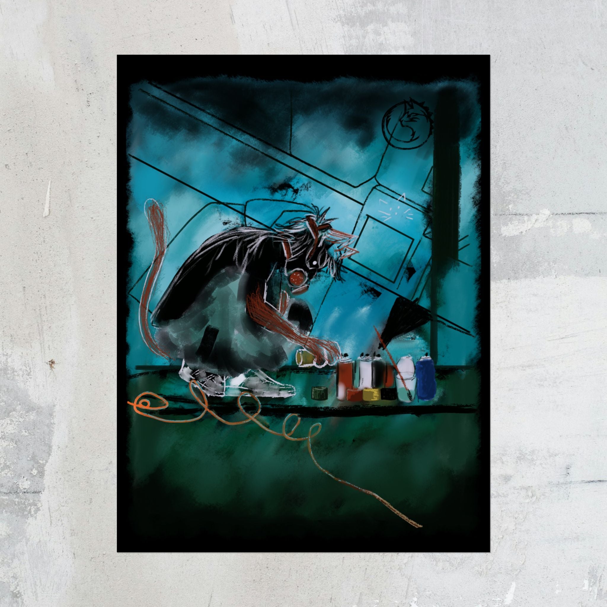 Meteora Poster | Urban Graffiti Art