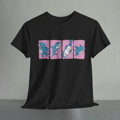 Blå Katt T-Shirt