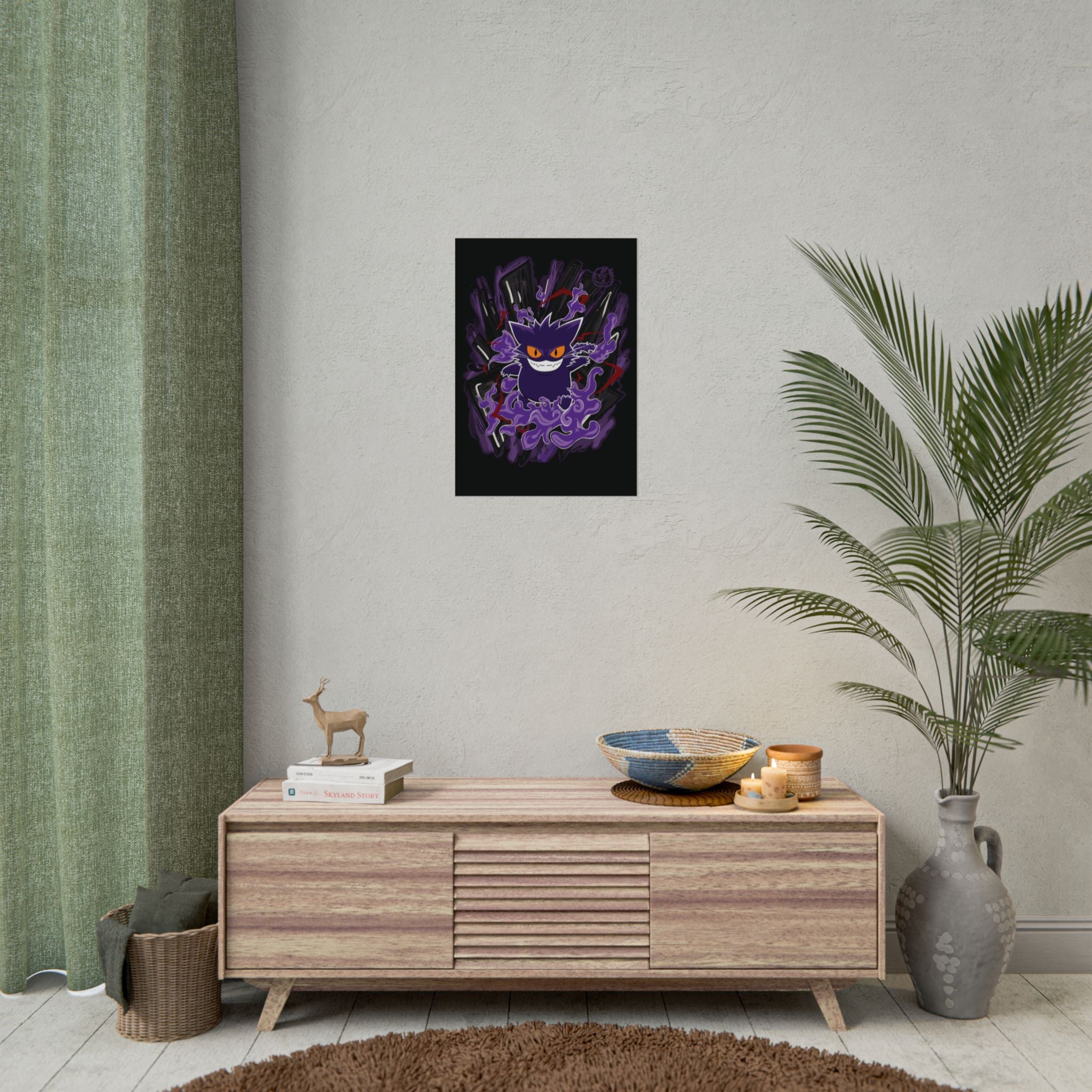 Gengato Poster – Spooky Ghost Cat