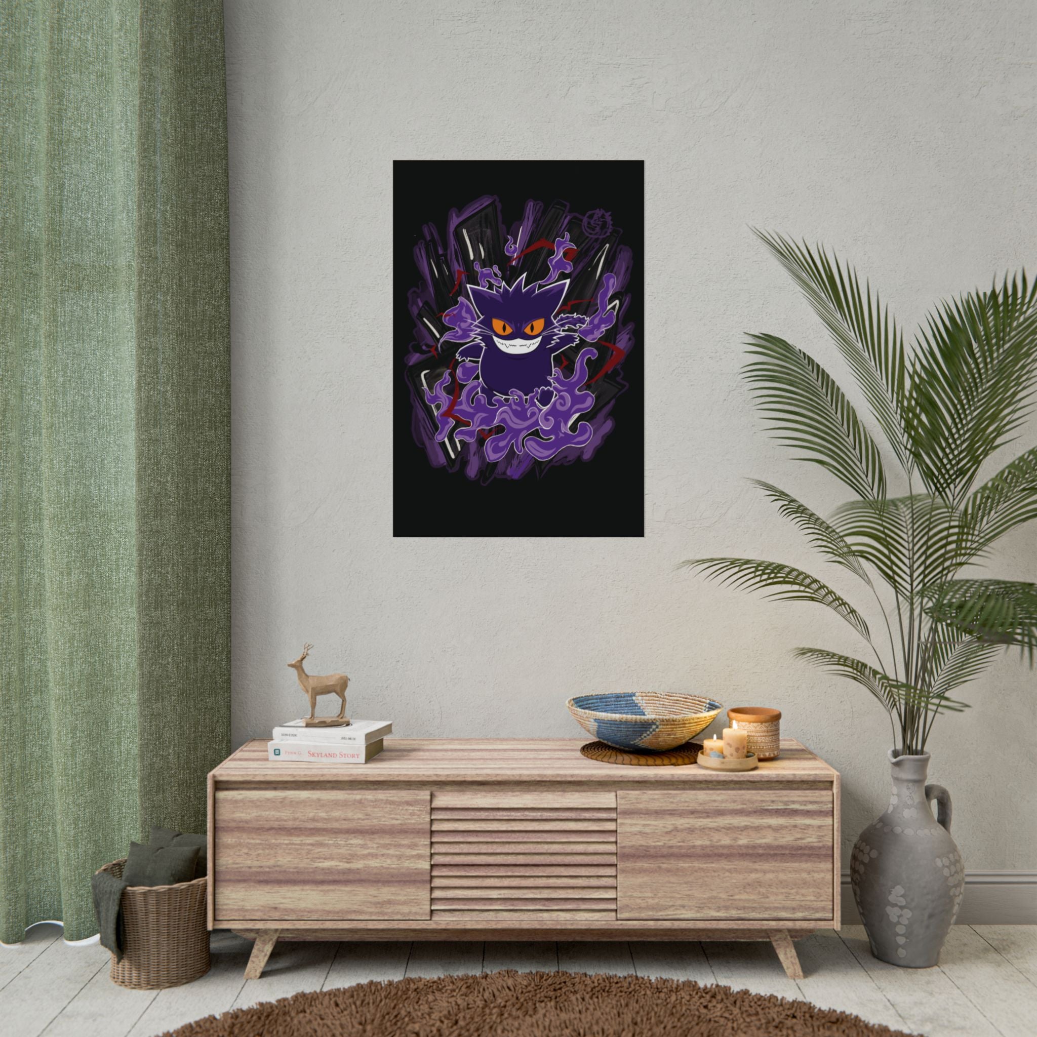 Gengato Poster – Spooky Ghost Cat