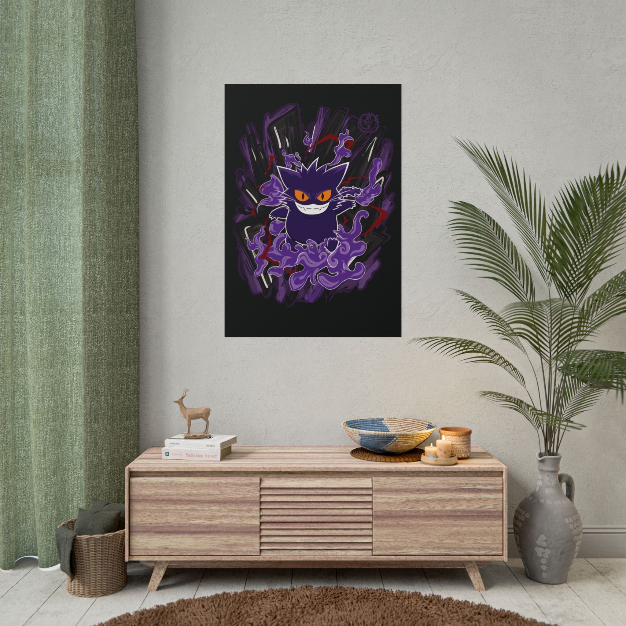 Gengato Poster – Spooky Ghost Cat