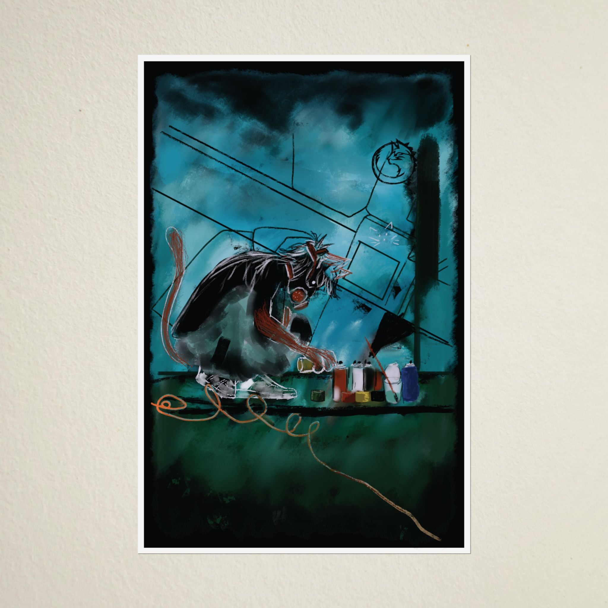 Meteora Poster | Urban Graffiti Art