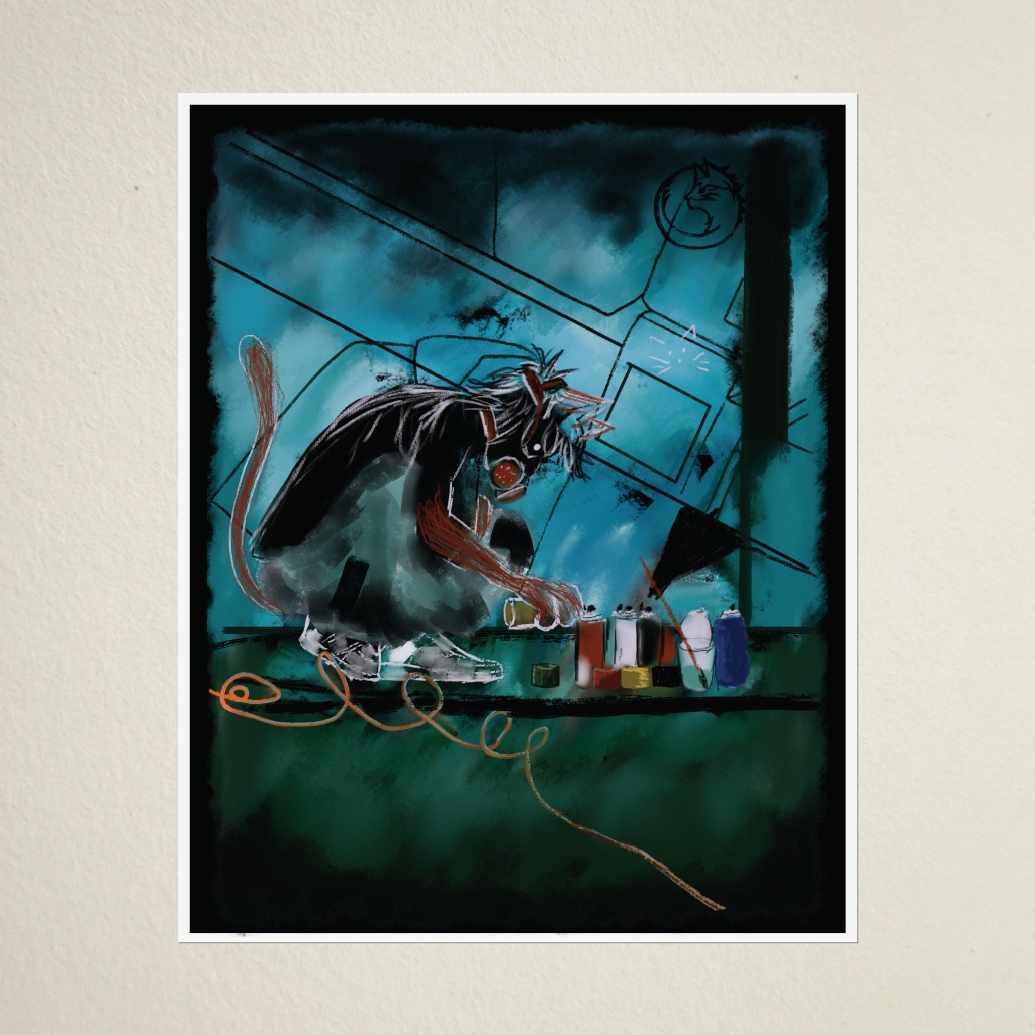 Meteora Poster | Urban Graffiti Art