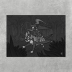Armored Cat Poster – Mito & Knight Matthew