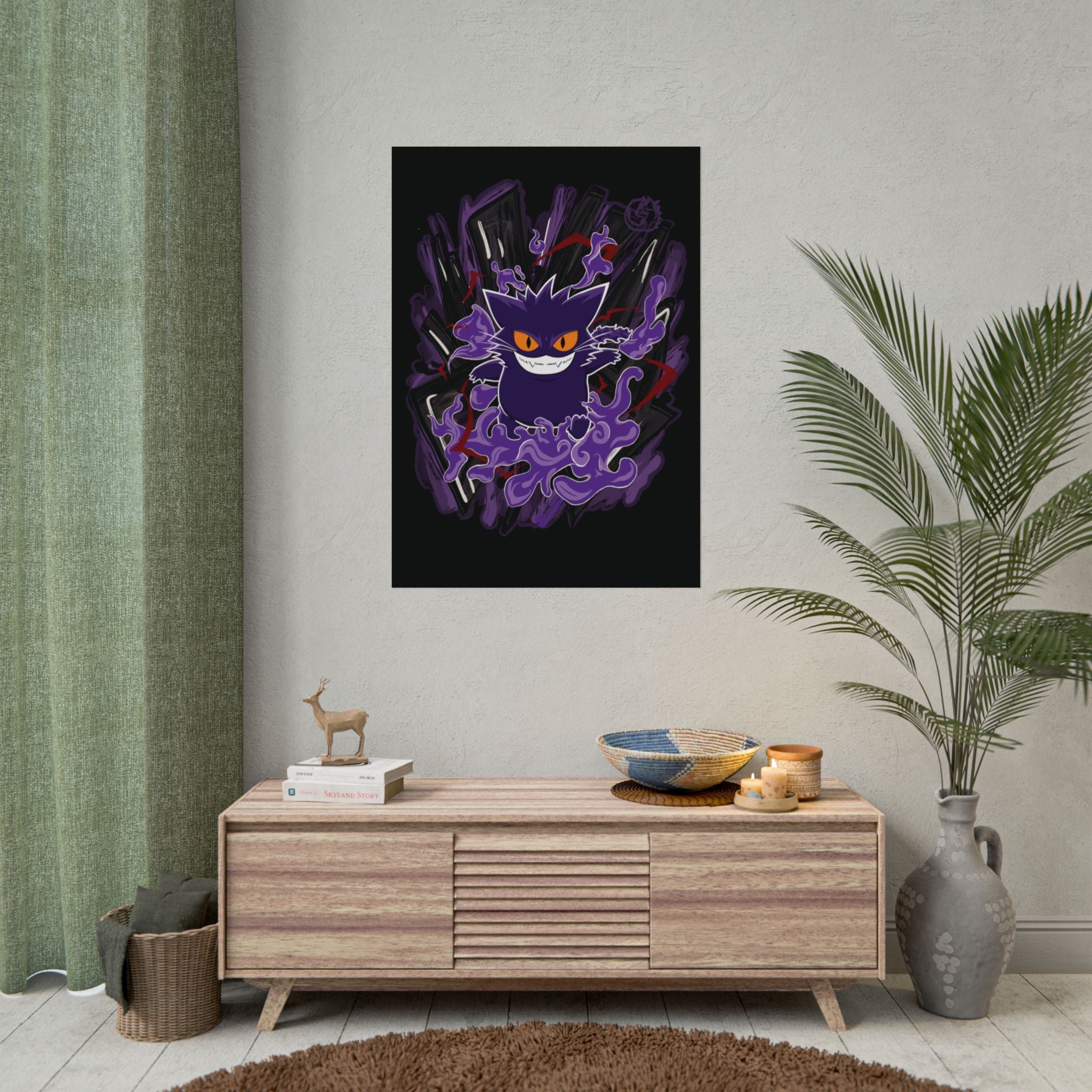 Gengato Poster – Spooky Ghost Cat